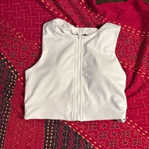 Buff Bunny White Sleeveless Women's Bra size small nwot